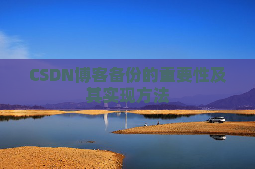 CSDN博客备份的重要性及其实现方法
